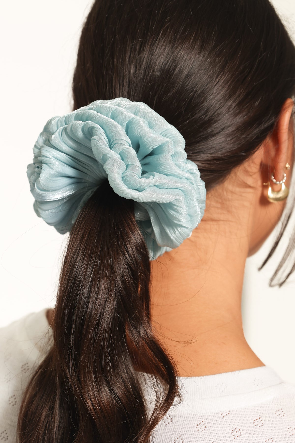 Ebony Scrunchie in Blue – view 3 of 5