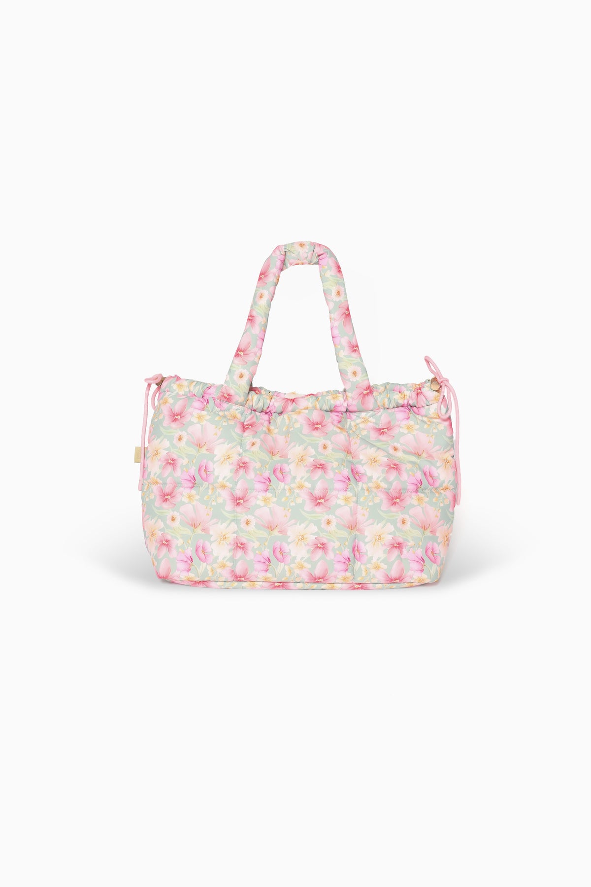 Marshmallow Midi Tote in Sage Wildflowers – view 4 of 10