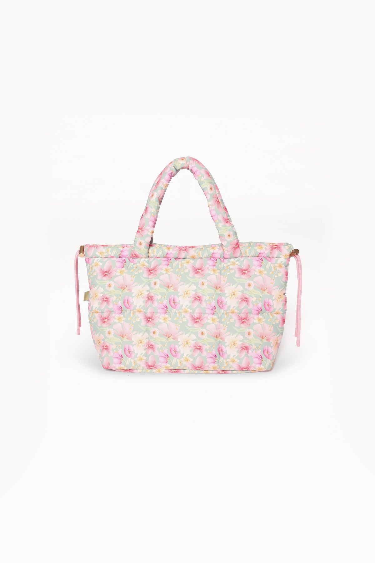Marshmallow Midi Tote in Sage Wildflowers – view 5 of 10