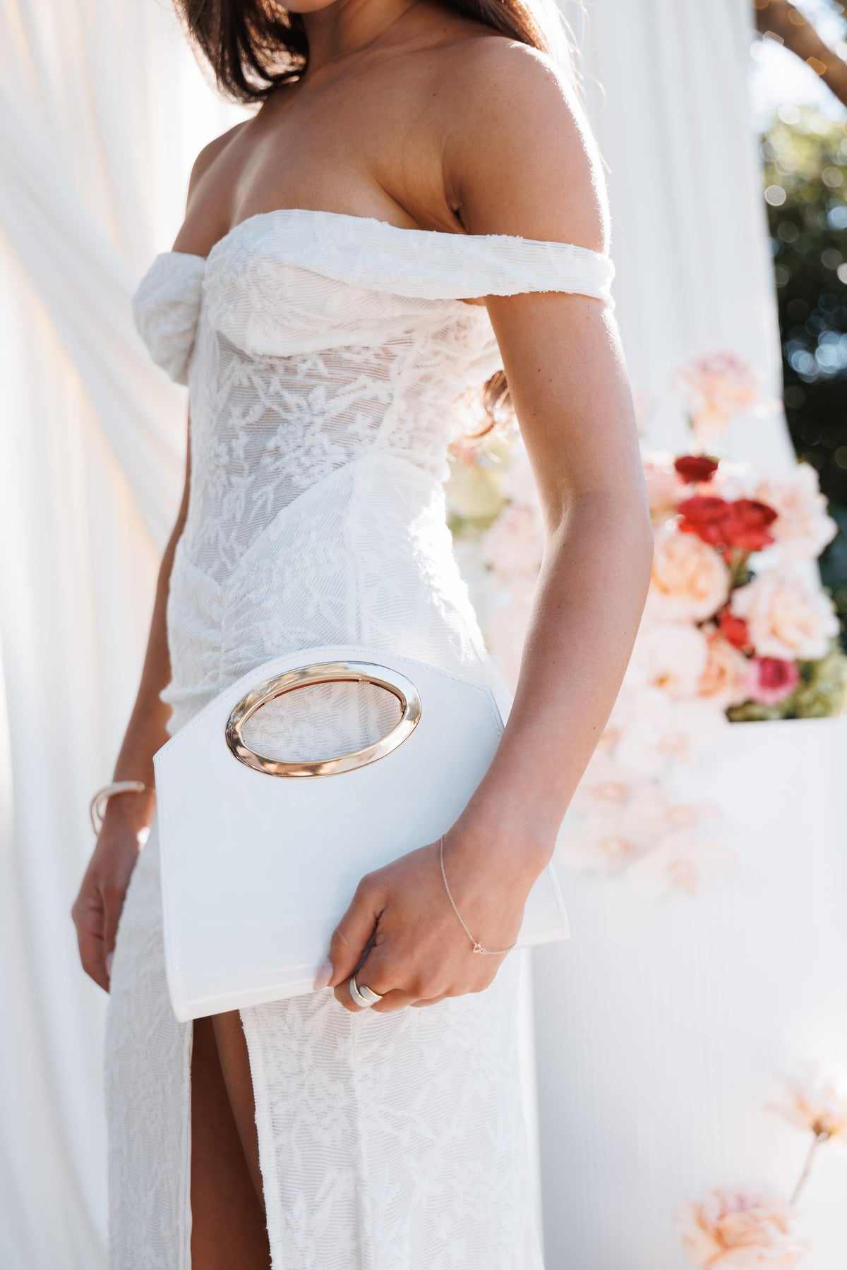 Narelle Clutch in White – view 1 of 2