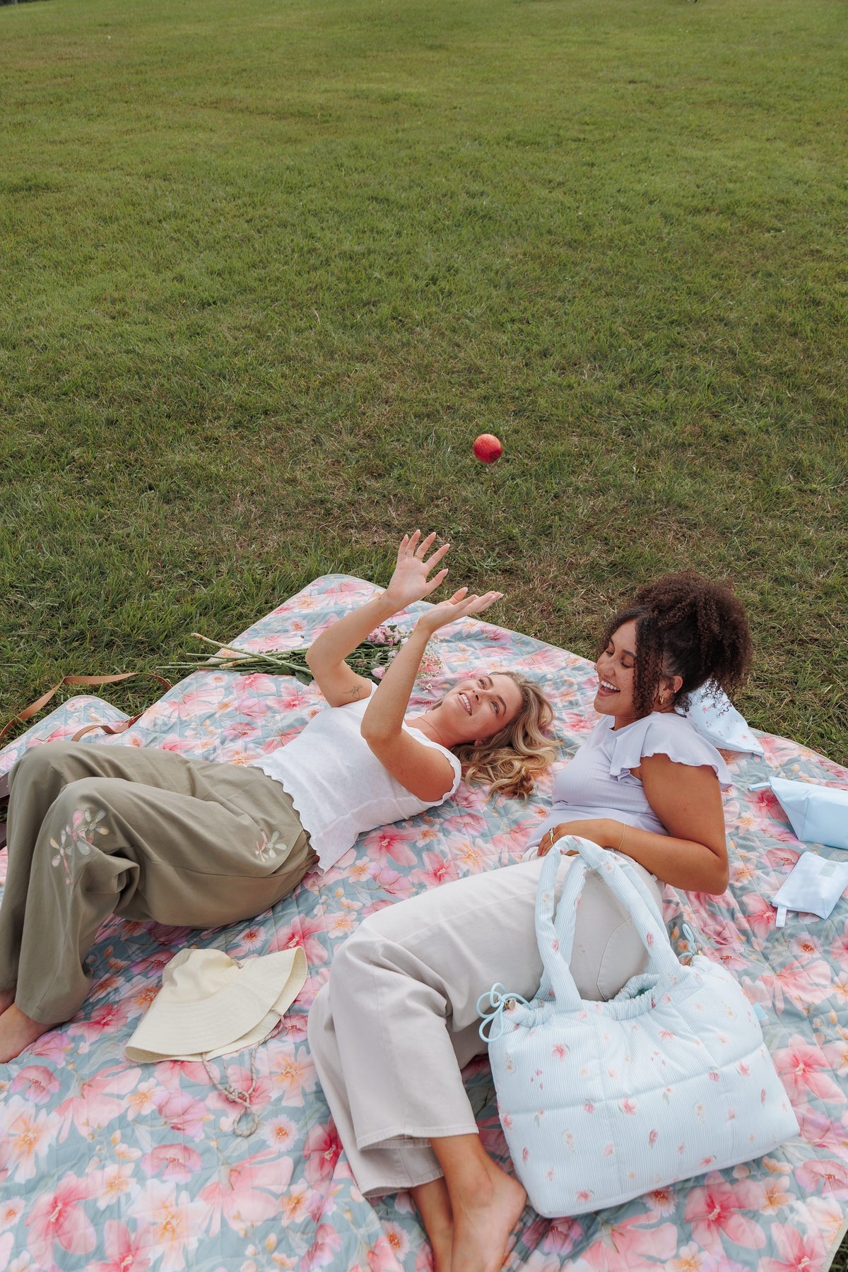 Picnic Rug in Sage Wildflowers – view 1 of 8