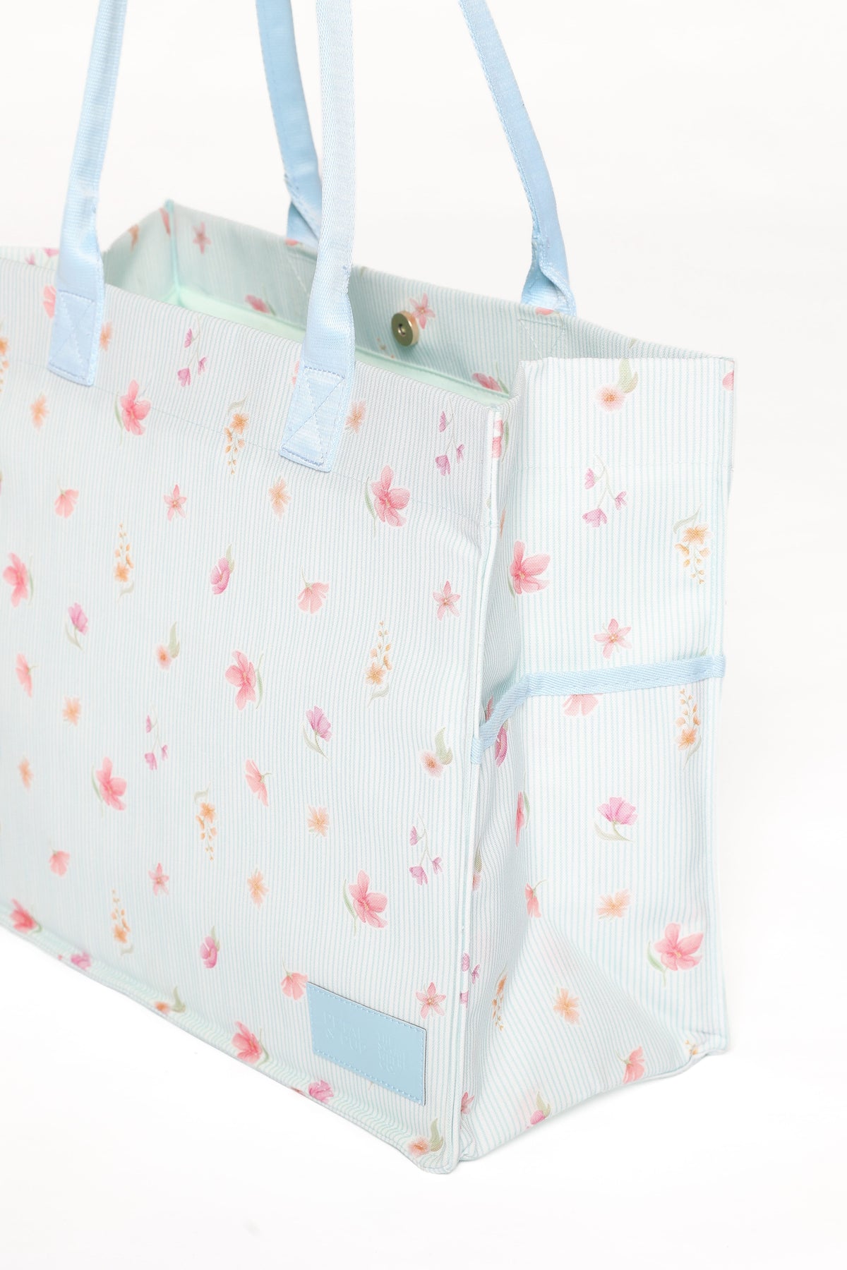 Ultimate Tote Bag in Blue Garden Stripe – view 4 of 8
