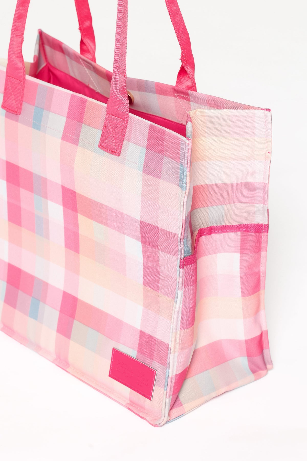Ultimate Tote Bag in Pink Picnic Plaid – view 3 of 8