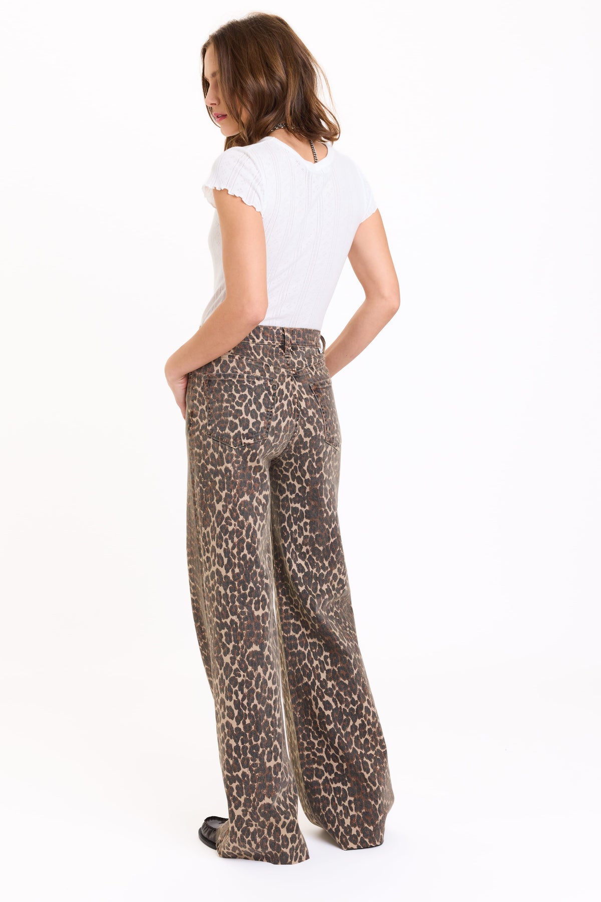Daze Far Out Wide Leg Denim in Cool Cat – view 3 of 3