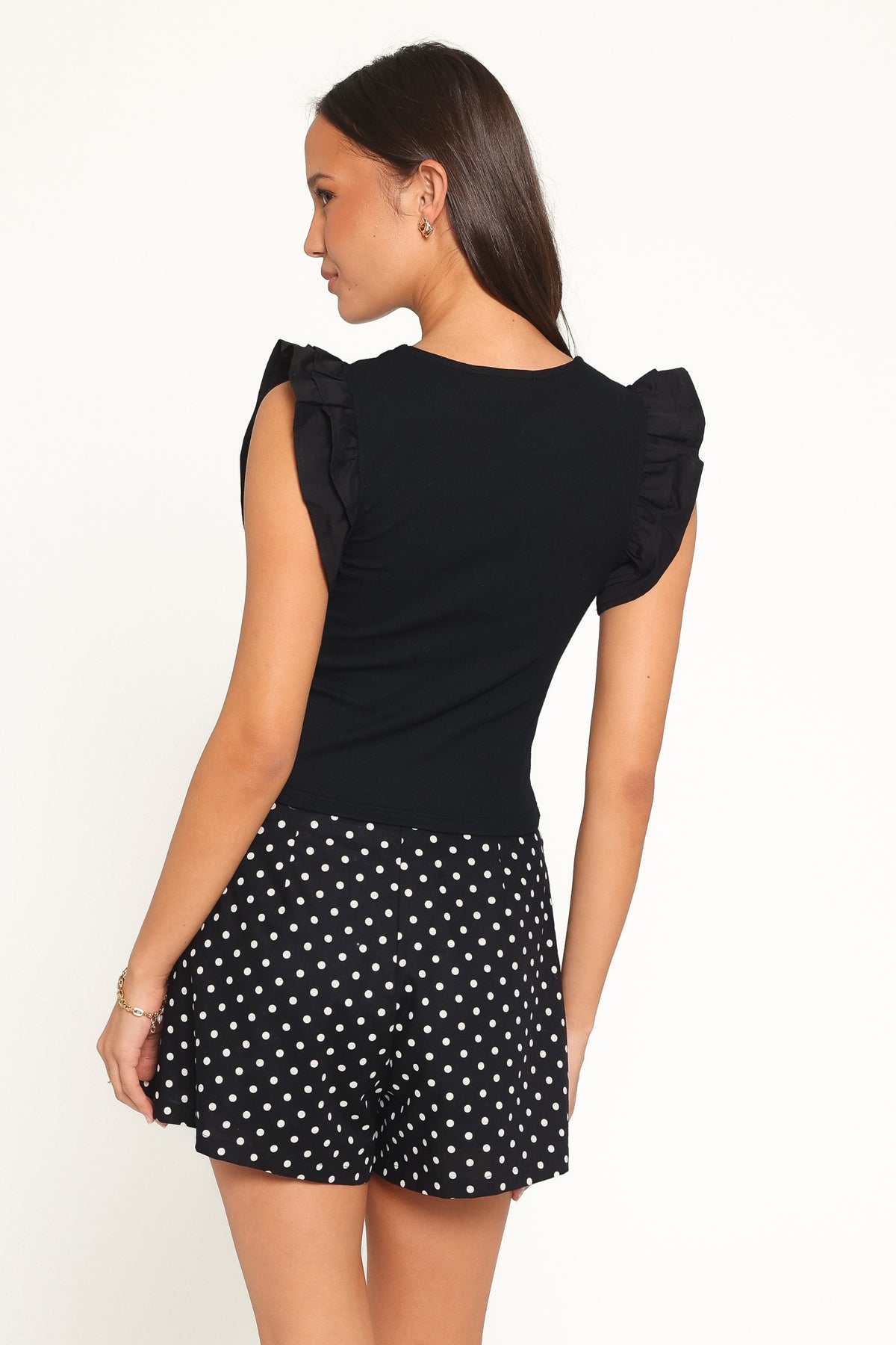 Donna Shorts in Black Polka Dot – view 5 of 6