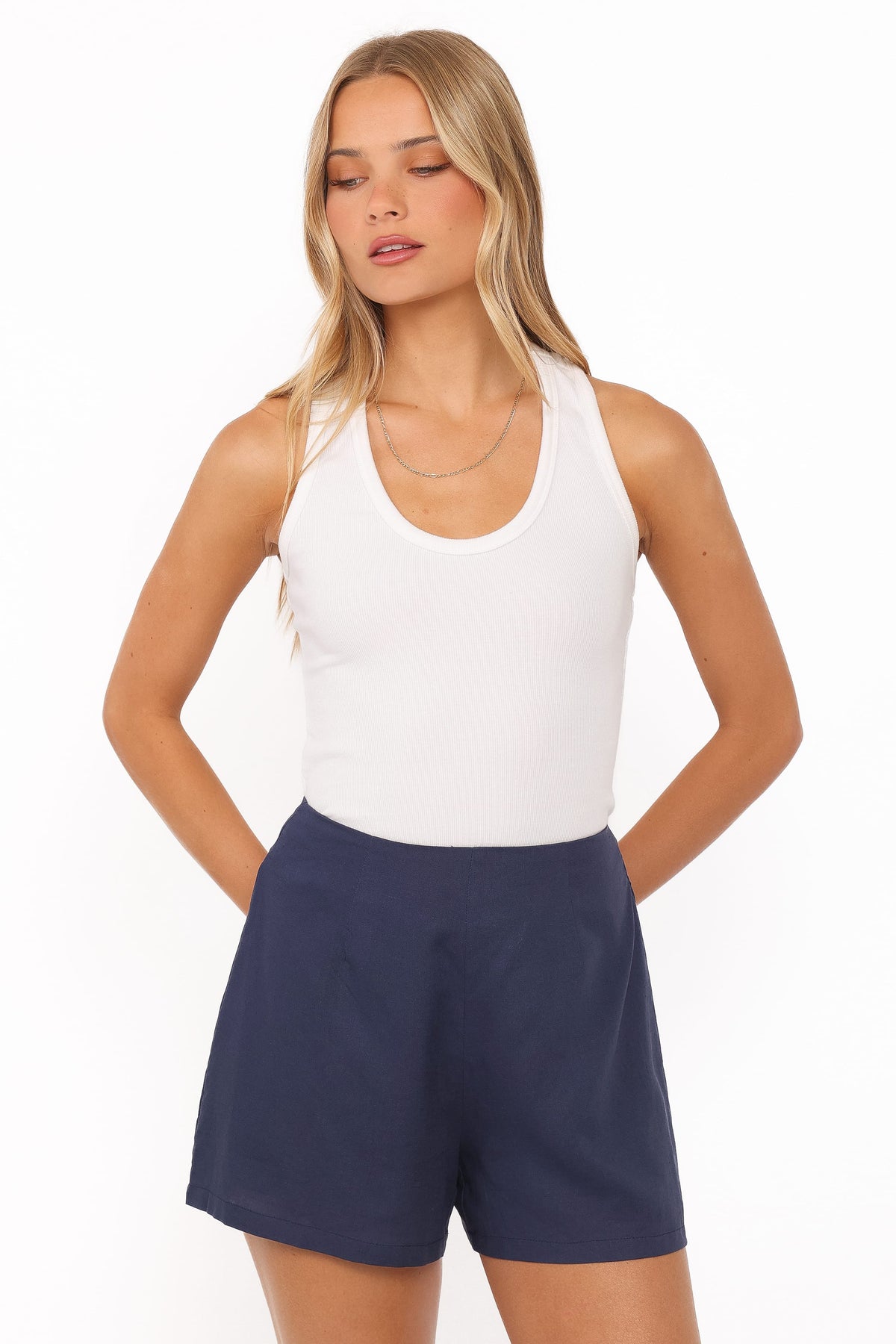 Donna Shorts in Navy – view 1 of 7