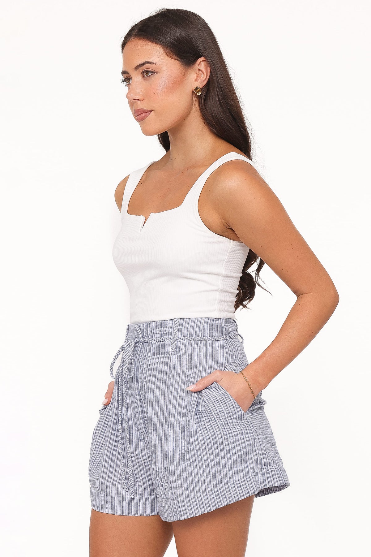 Jazzara Shorts in Blue/White Stripe – view 4 of 8