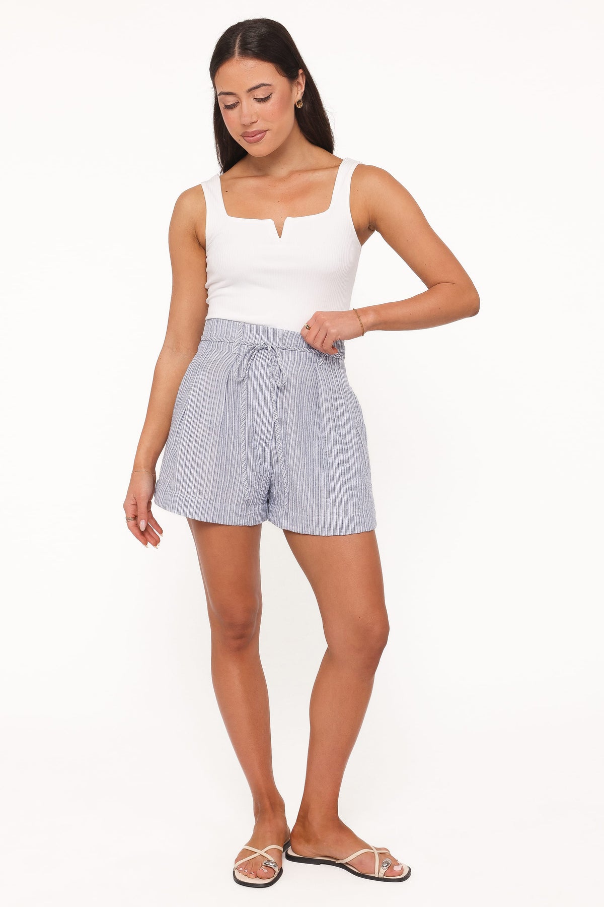 Jazzara Shorts in Blue/White Stripe – view 6 of 8