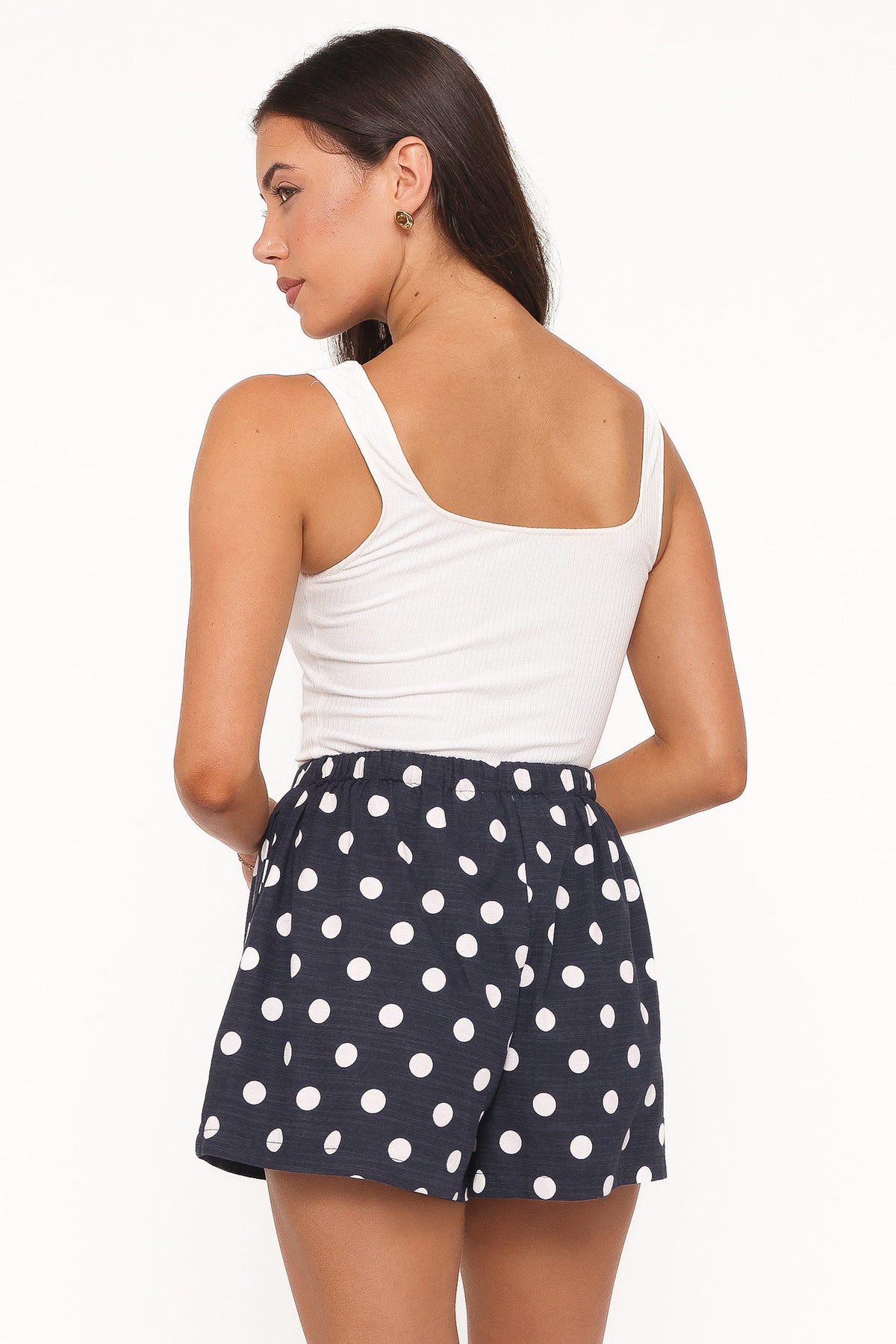 Wren Short in Navy Polka Dot – view 5 of 8