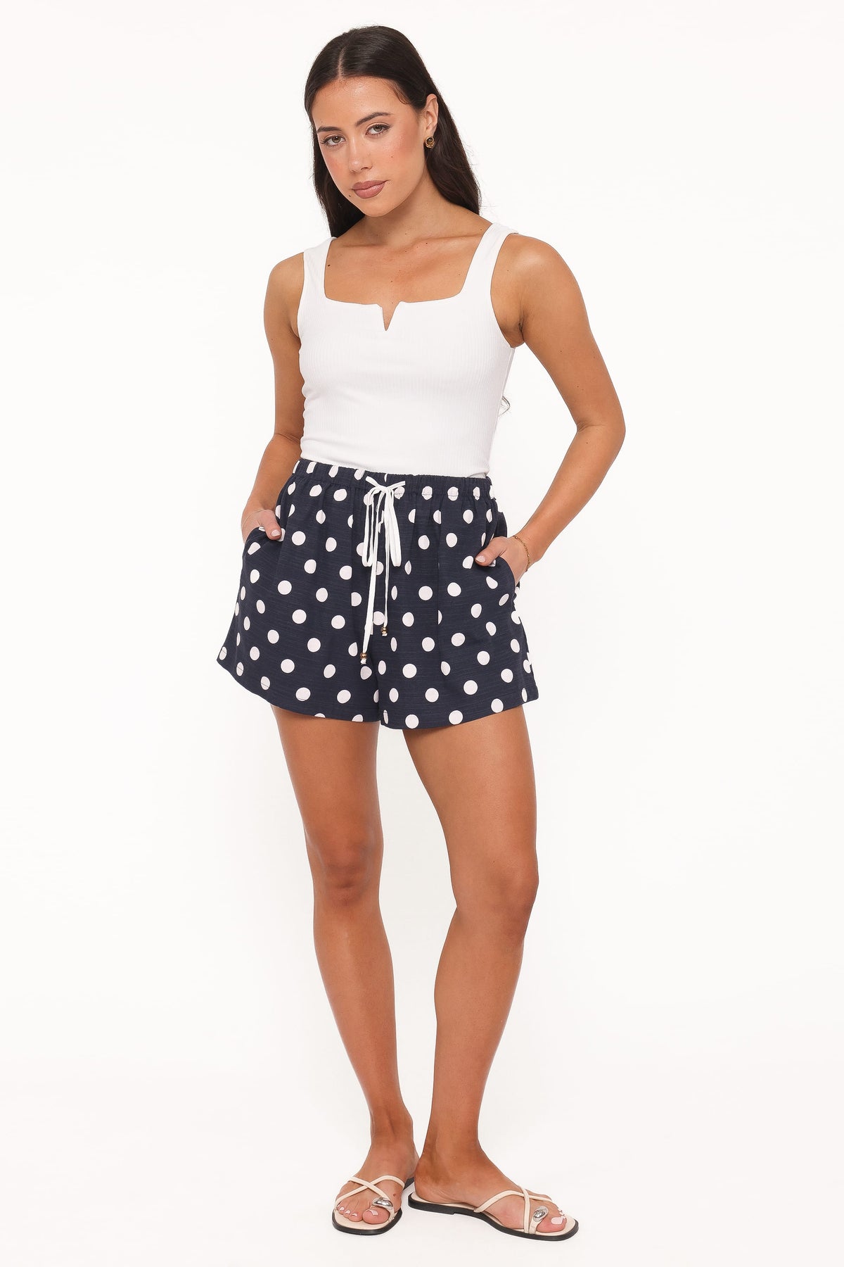 Wren Short in Navy Polka Dot – view 6 of 8