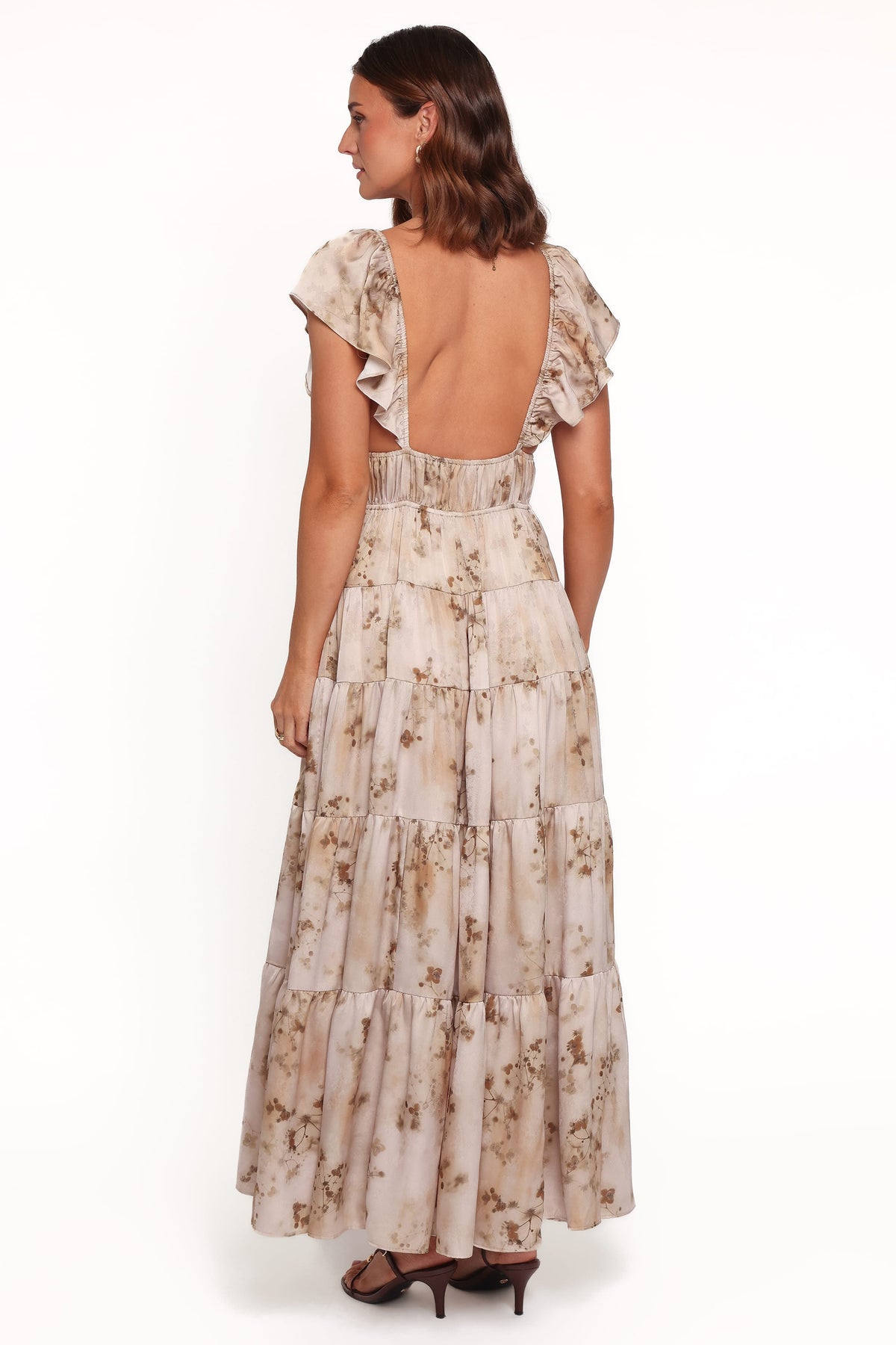 Abelia Maxi Dress in Light Olive Multi – view 4 of 6