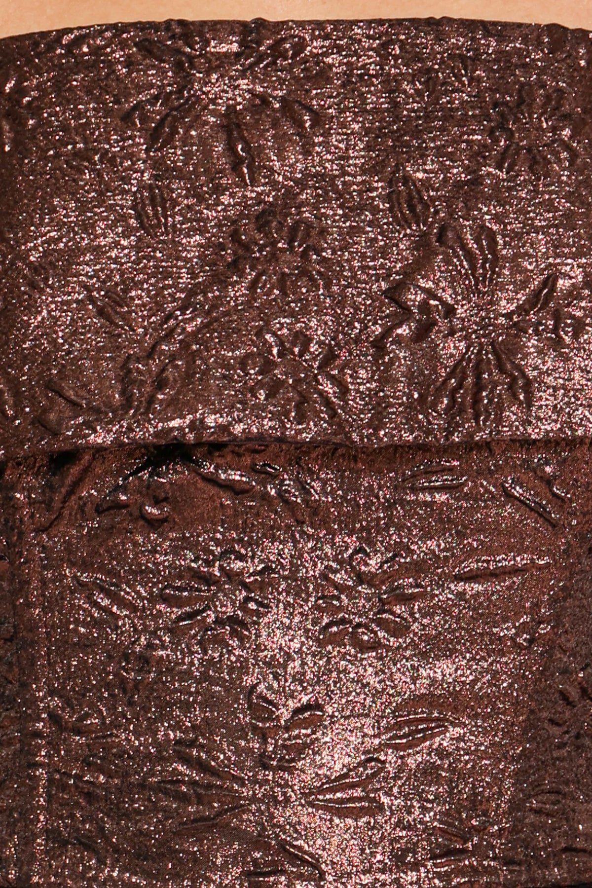 Aberdine Maxi Dress in Brown Brocade – view 6 of 7