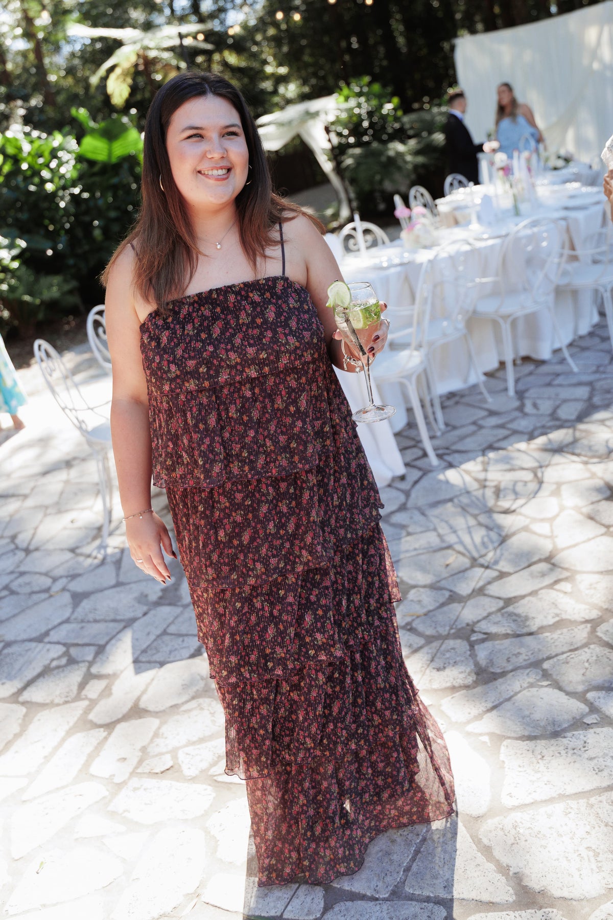 Alinae Maxi Dress in Purple Floral – view 7 of 7