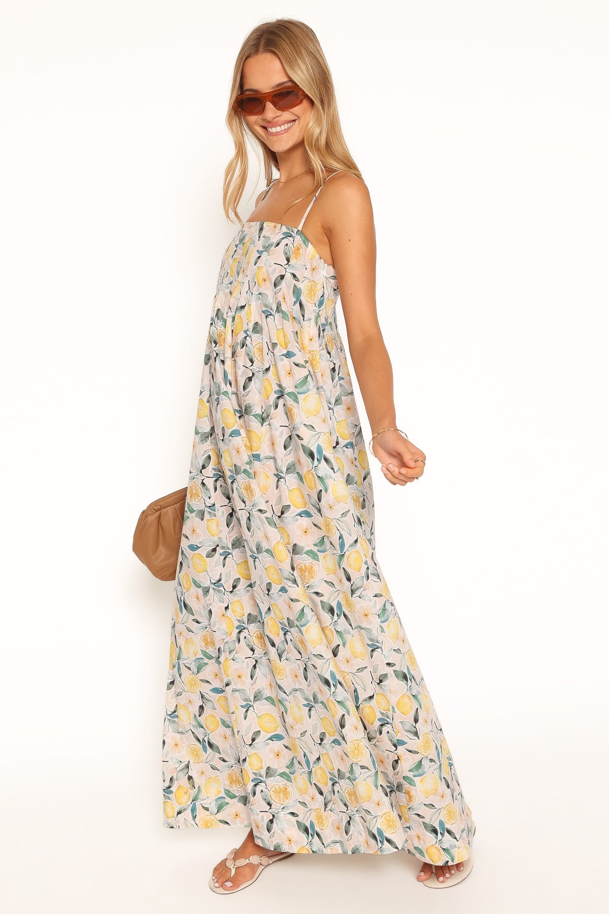 Arletta Maxi Dress in Pink Lemon – view 1 of 6