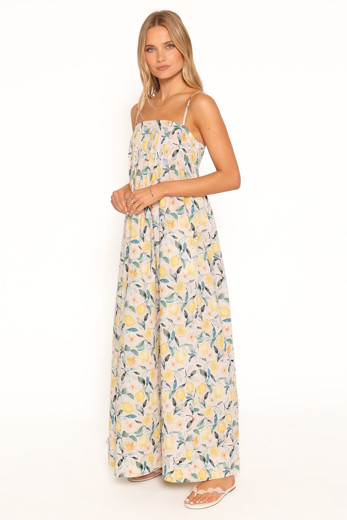 Arletta Maxi Dress in Pink Lemon – view 3 of 6