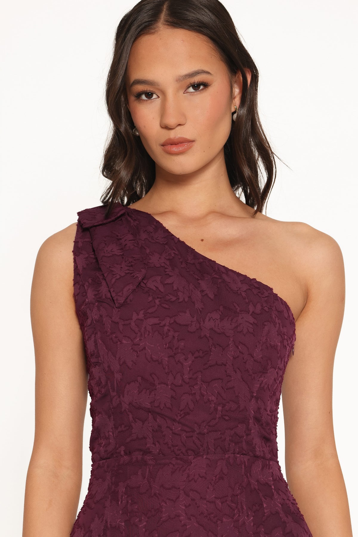 Astarla Maxi Dress in Plum Burnout – view 3 of 7