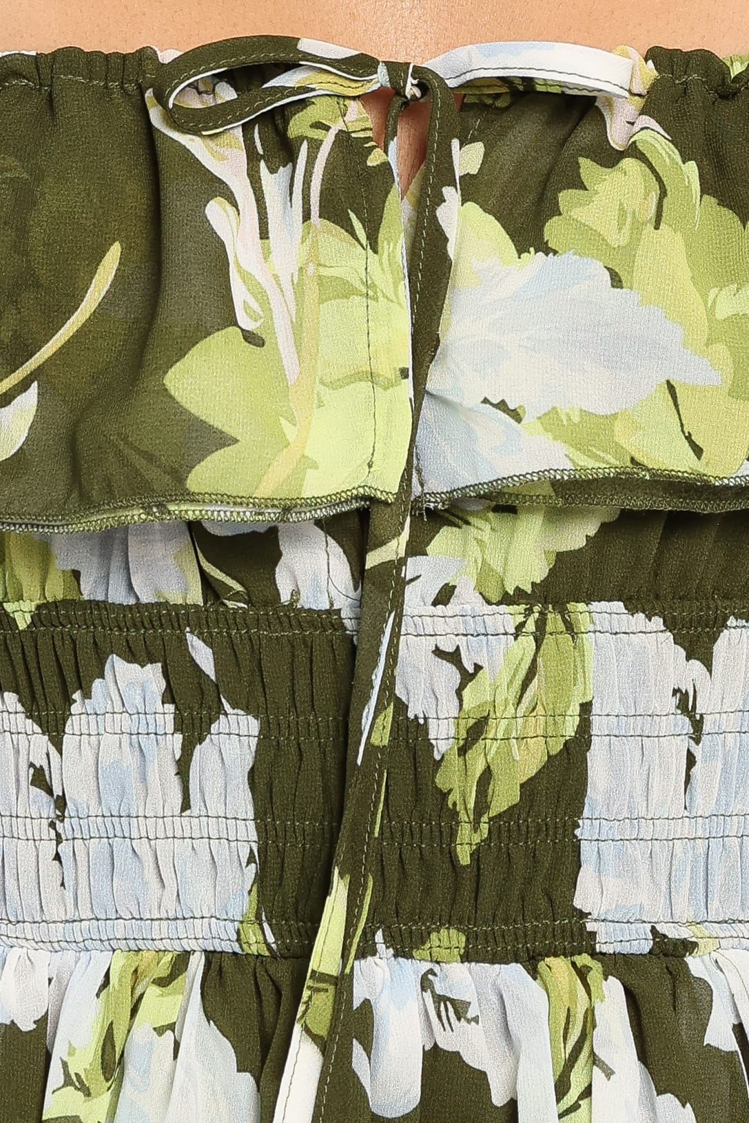Belle Maxi Dress in Green Floral – view 6 of 7
