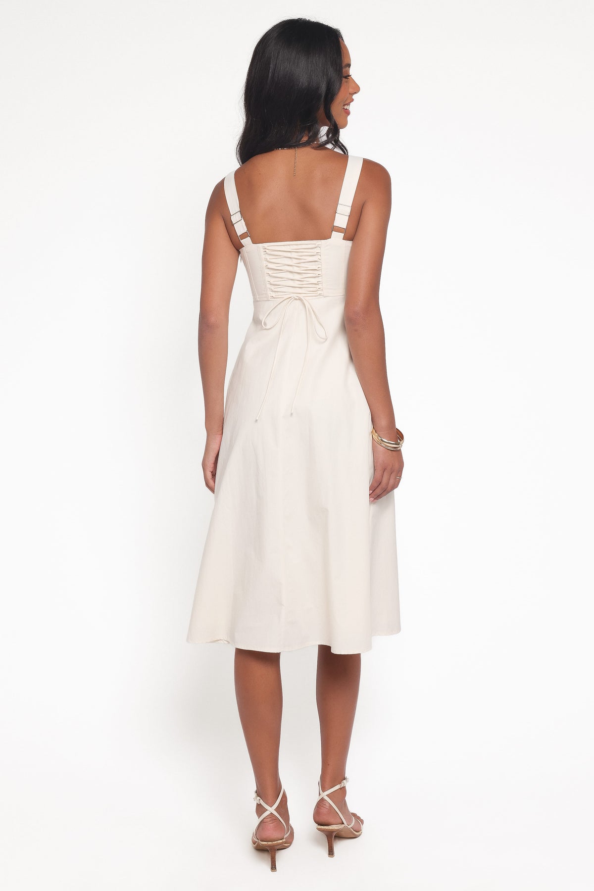 Cosima Midi Dress in Cream – view 5 of 7