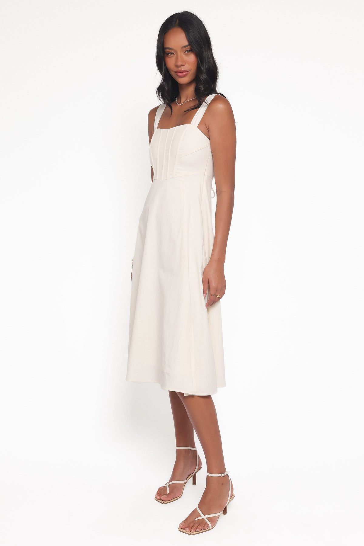 Cosima Midi Dress in Cream – view 4 of 7