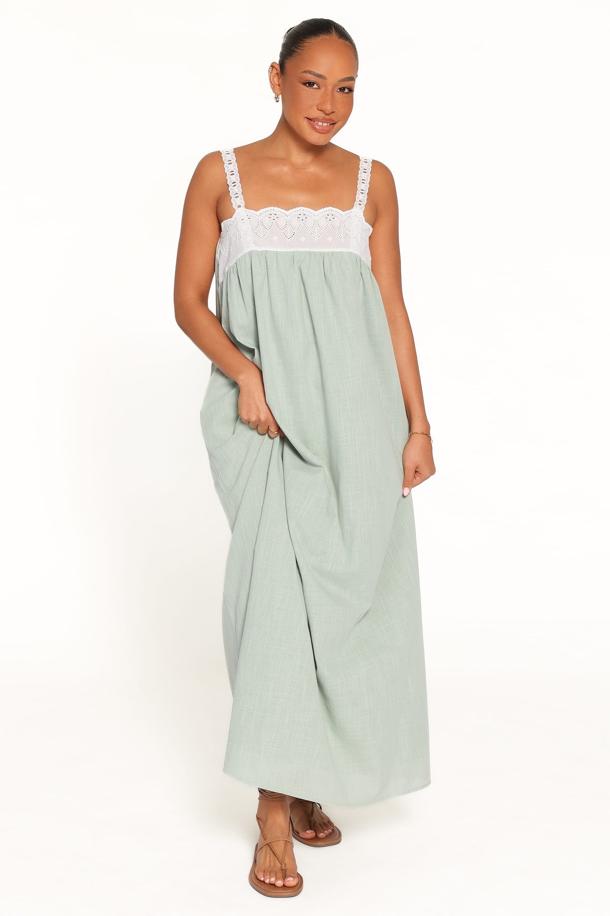 Darlington Maxi Dress in Green – view 2 of 7