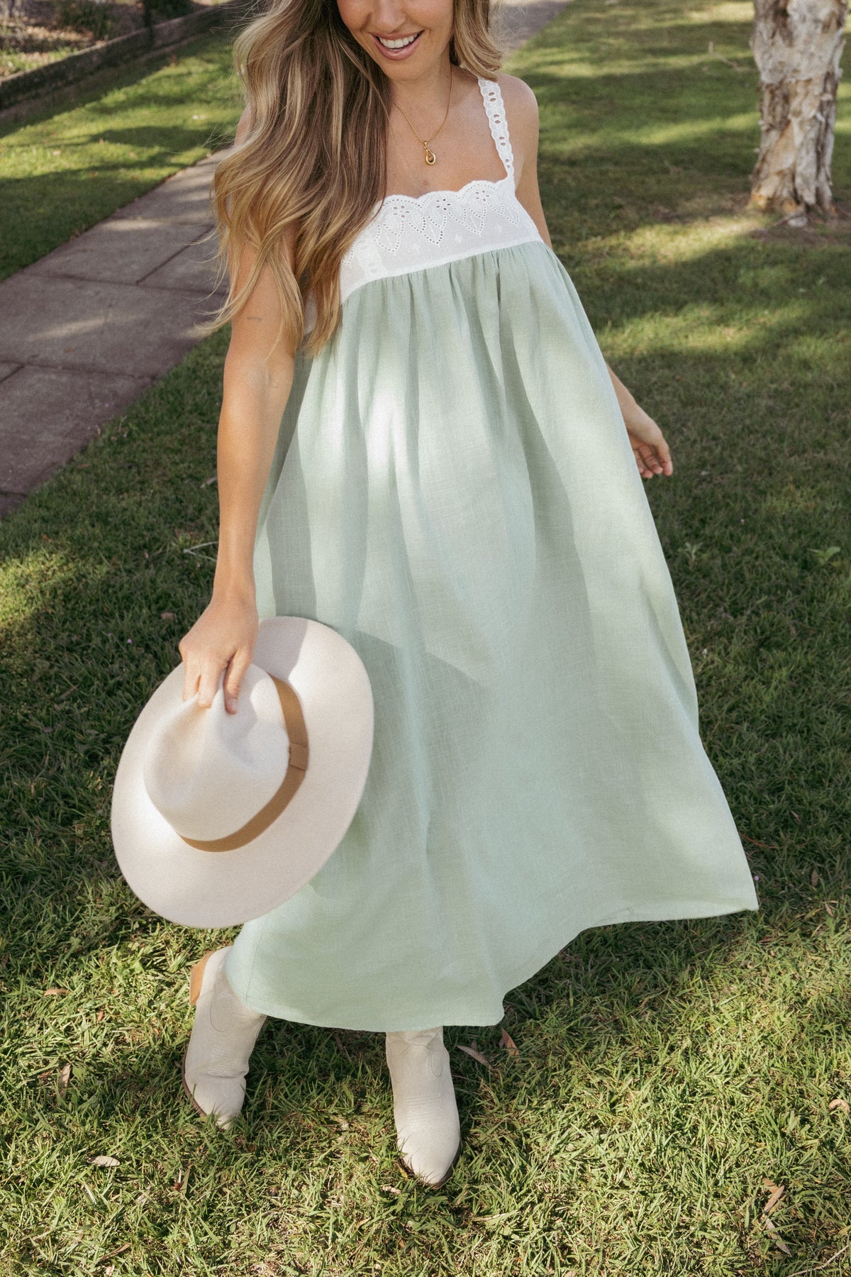 Darlington Maxi Dress in Green – view 1 of 7