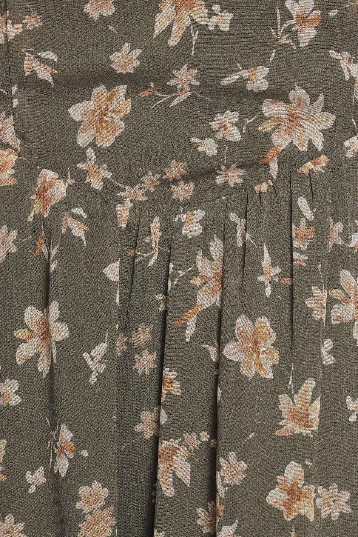 Davie Midi Dress in Olive Floral – view 6 of 6