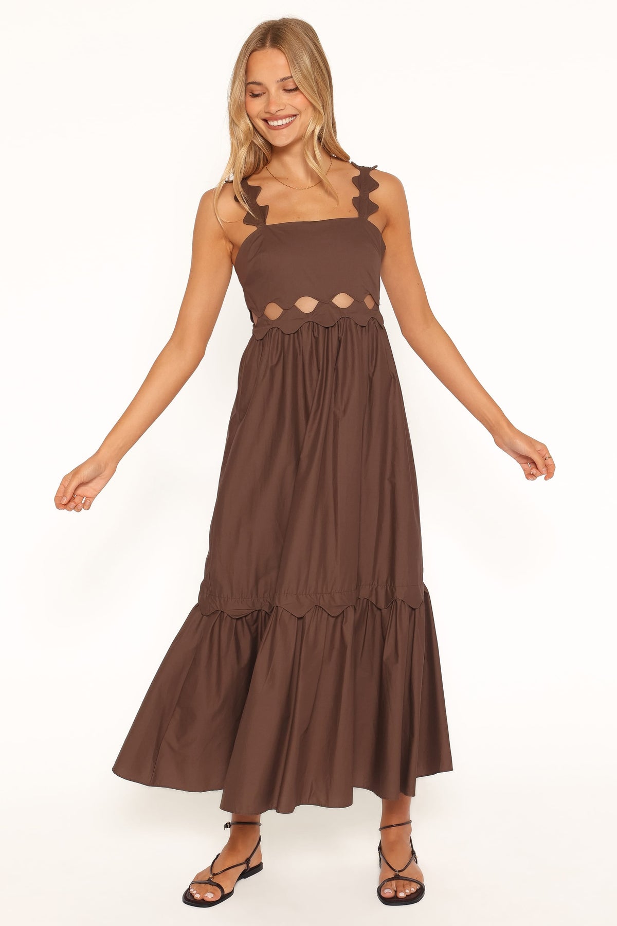 Dixie Maxi Dress in Brown – view 1 of 6
