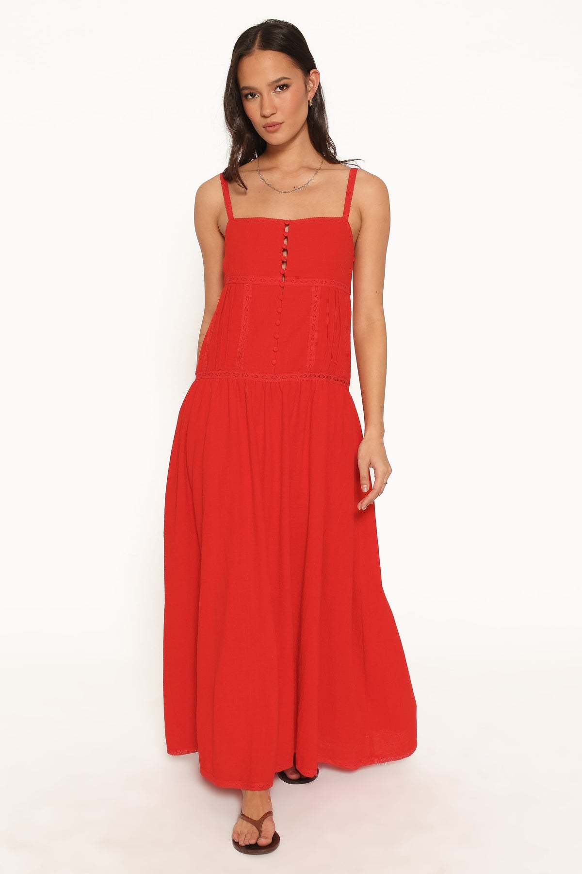 Ebonie Maxi Dress in Red – view 5 of 6