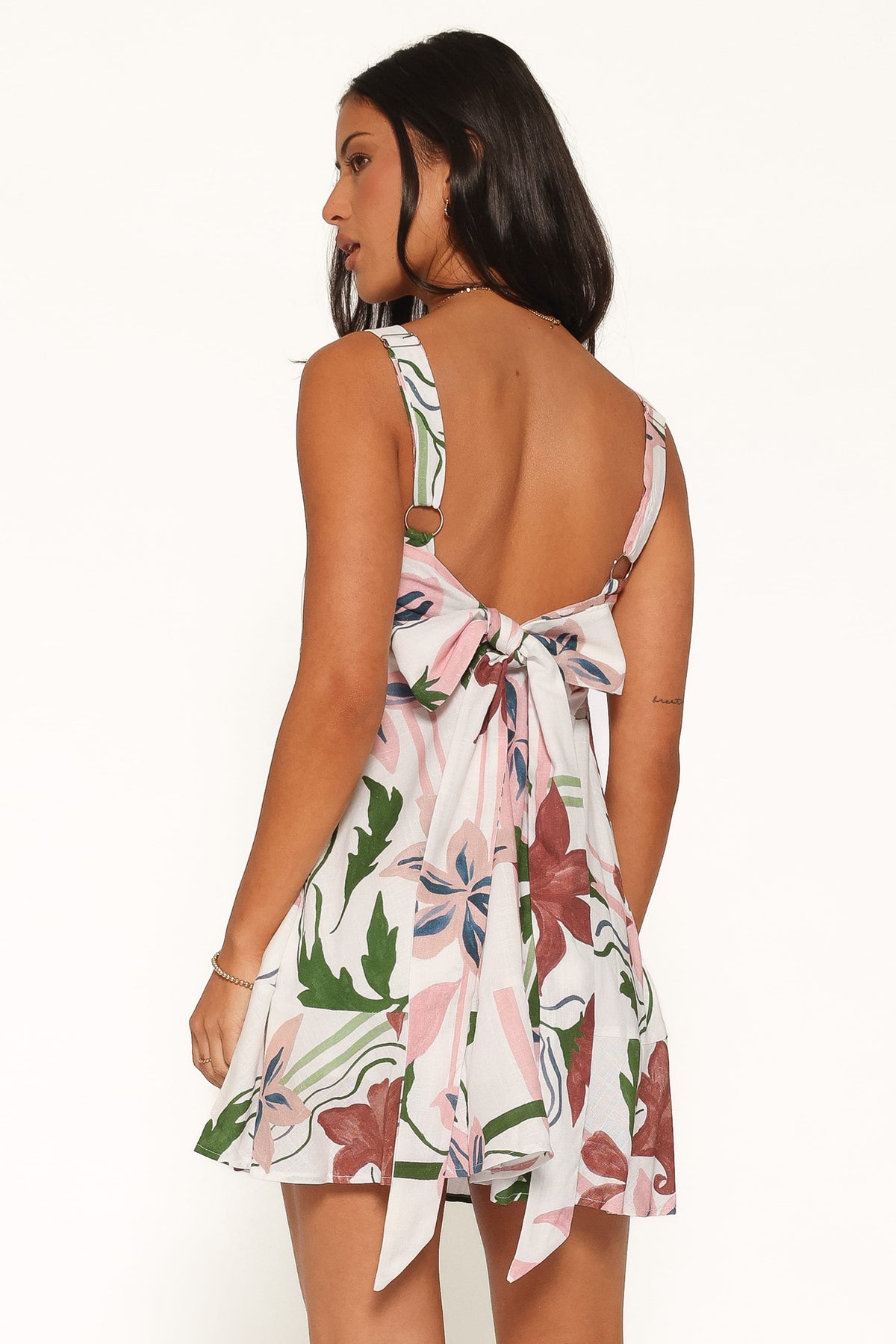 Farlie Mini Dress in Pink Floral – view 5 of 7