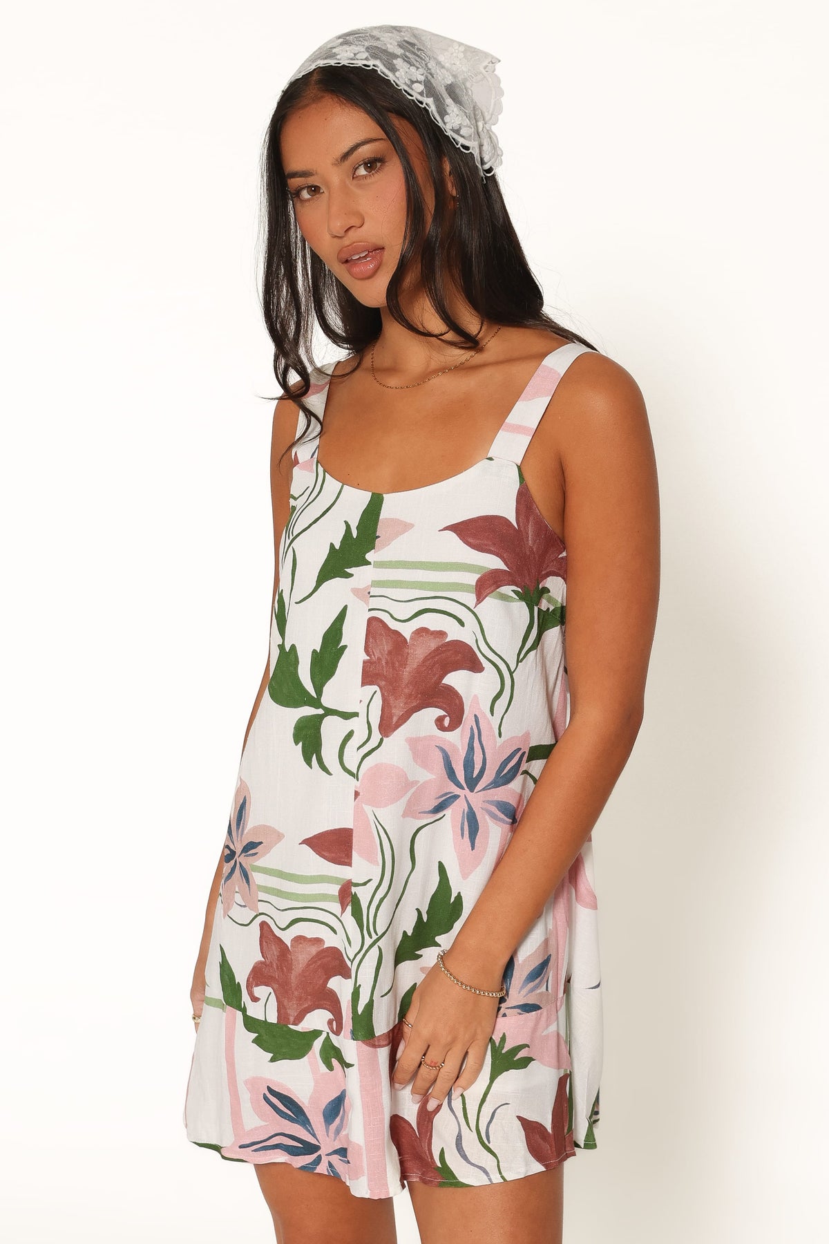 Farlie Mini Dress in Pink Floral – view 1 of 7