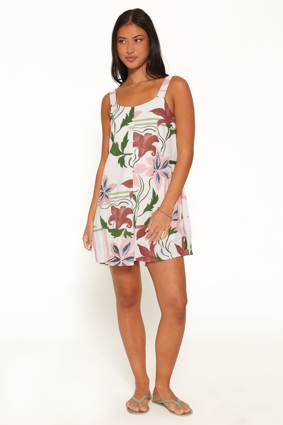 Farlie Mini Dress in Pink Floral – view 3 of 7