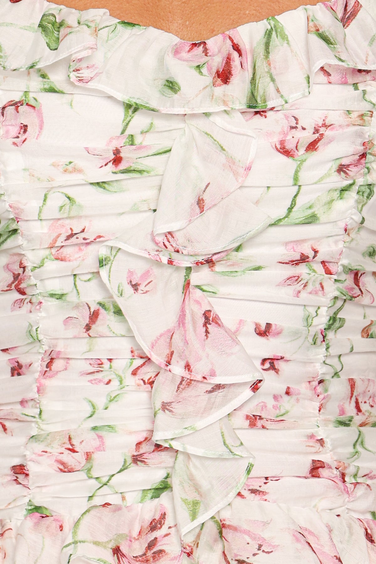 Garcia Midi Dress in White Floral – view 7 of 8