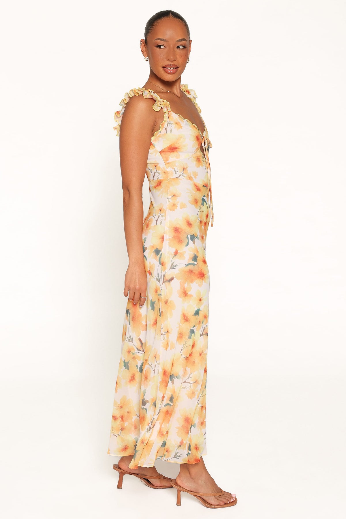 Jean Maxi Dress in Yellow Floral – view 4 of 7