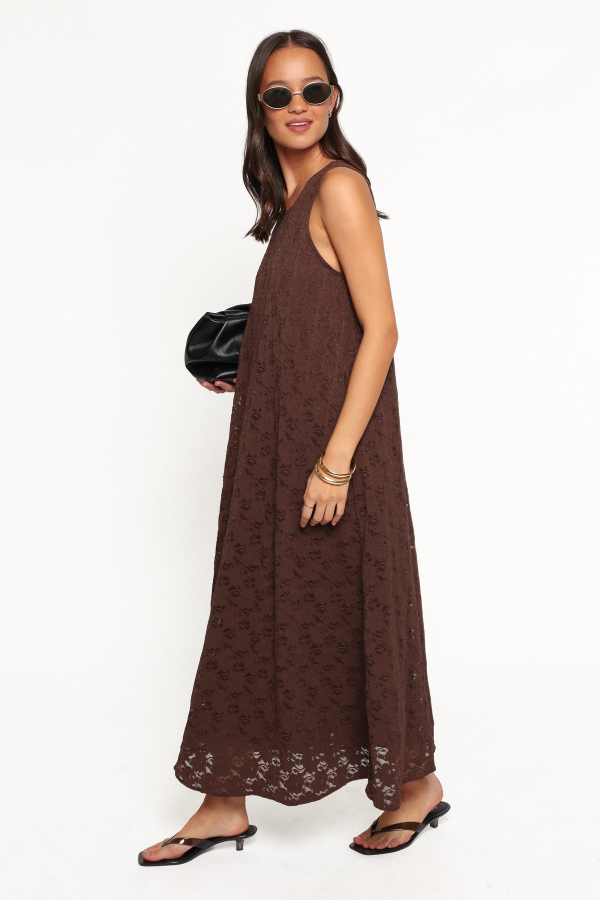 Jessy Maxi Dress in Brown – view 1 of 7