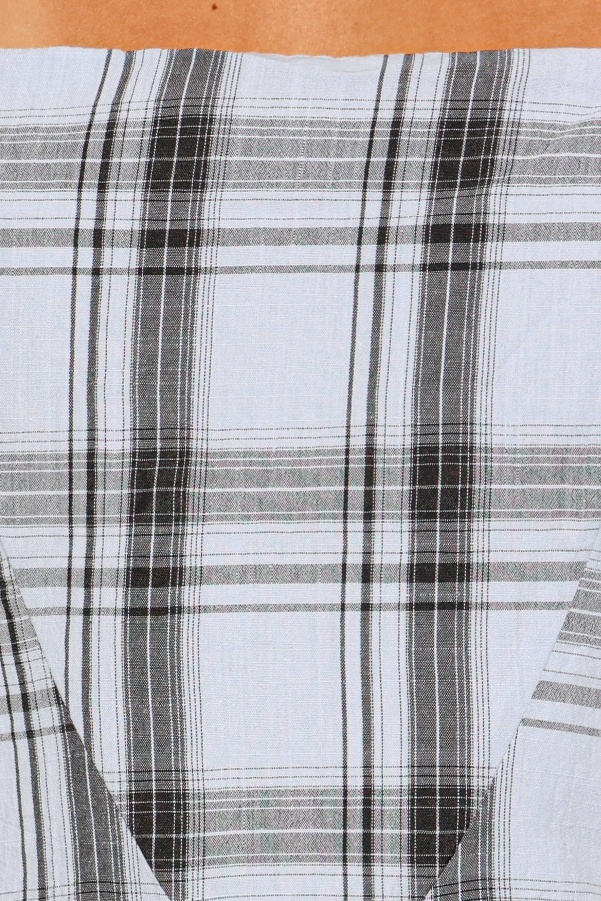 Kepler Mini Dress in Icy Blue Plaid – view 7 of 7