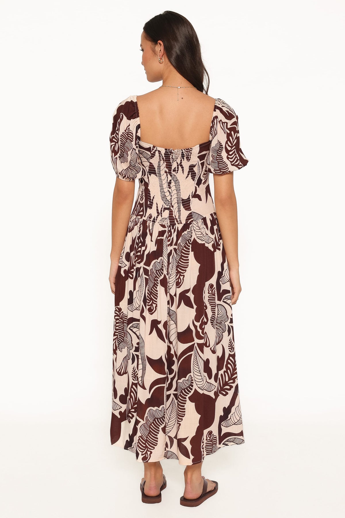 Kepner Maxi Dress in Brown Floral – view 4 of 5