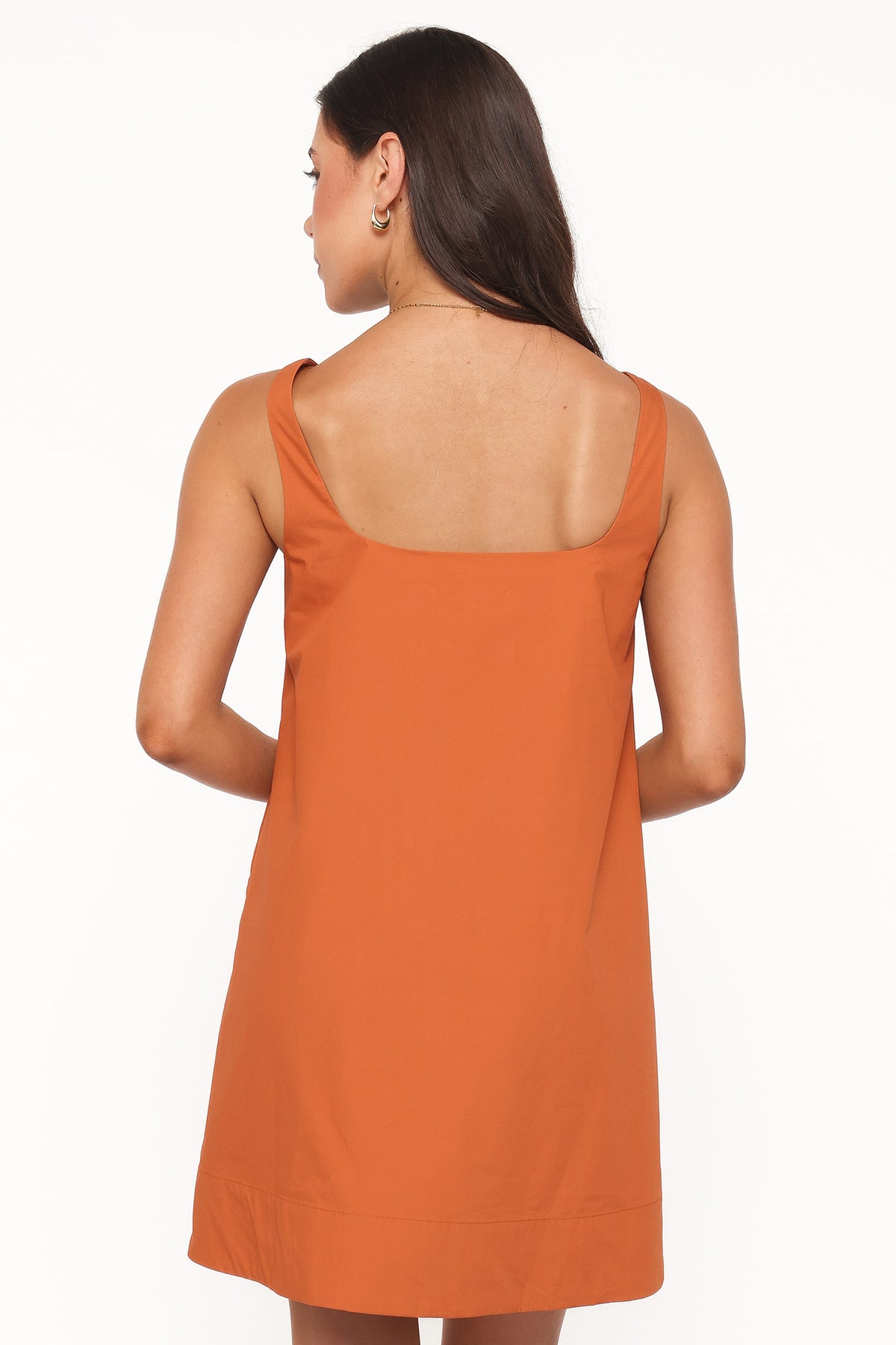 Kora Mini Dress in Burnt Orange – view 4 of 6