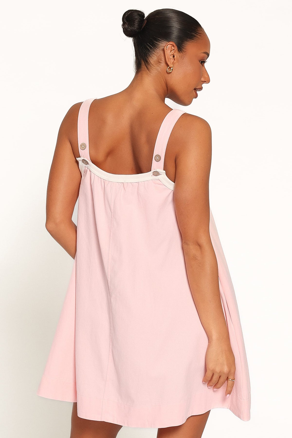 Madrid Mini Dress in Pink/Cream – view 5 of 7