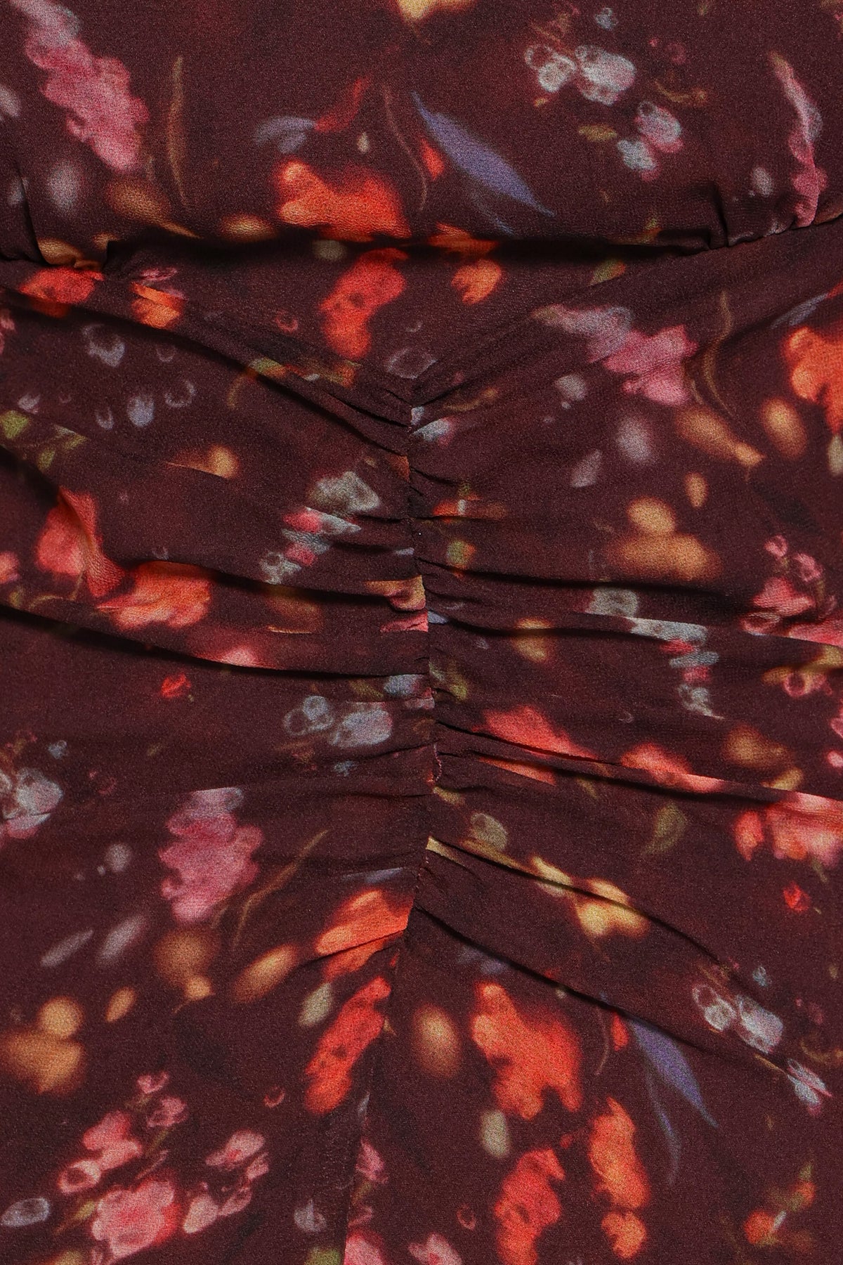Magdalena Maxi Dress in Plum Blurred Floral – view 7 of 8