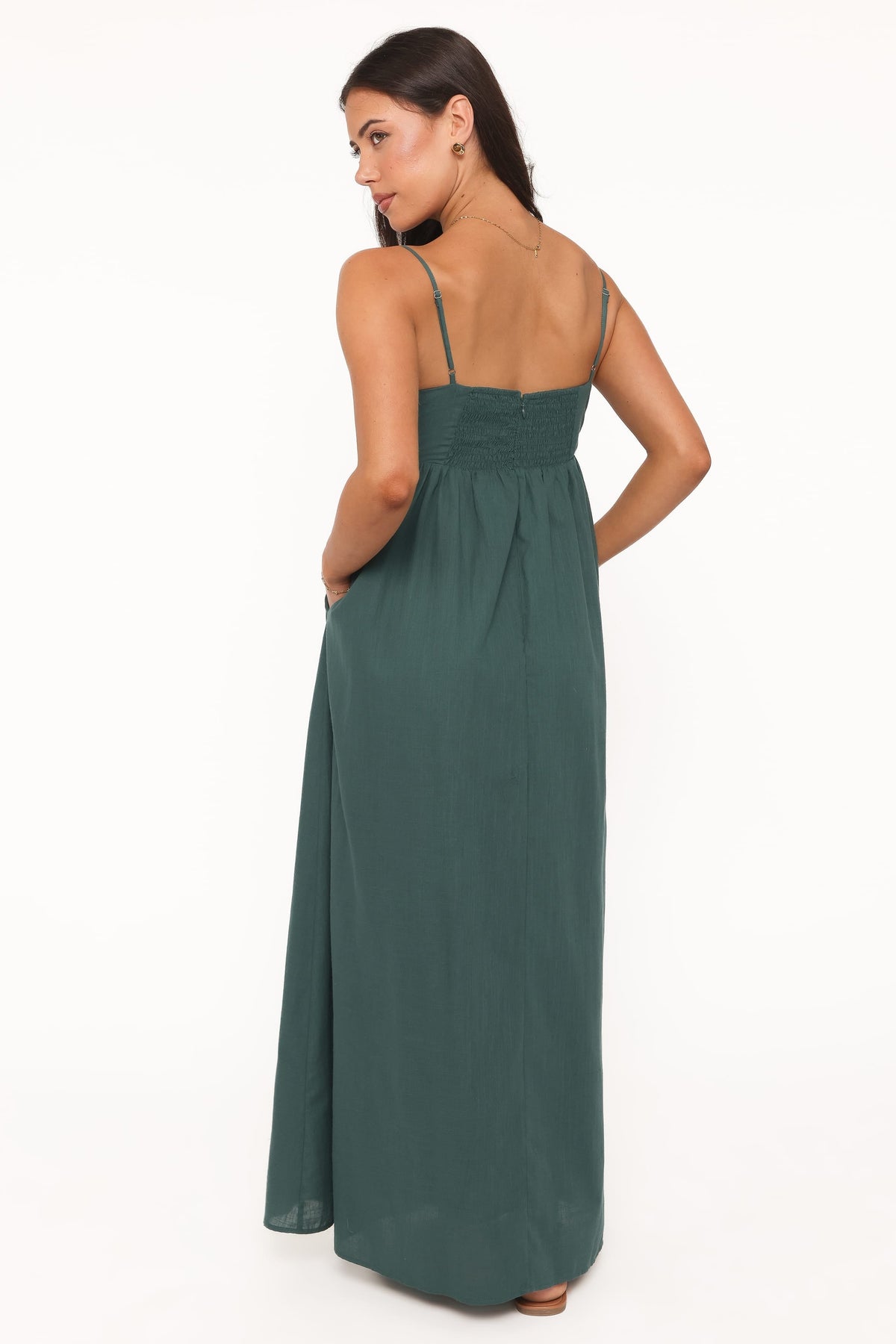 Odessa Maxi Dress in Forest Green – view 4 of 7