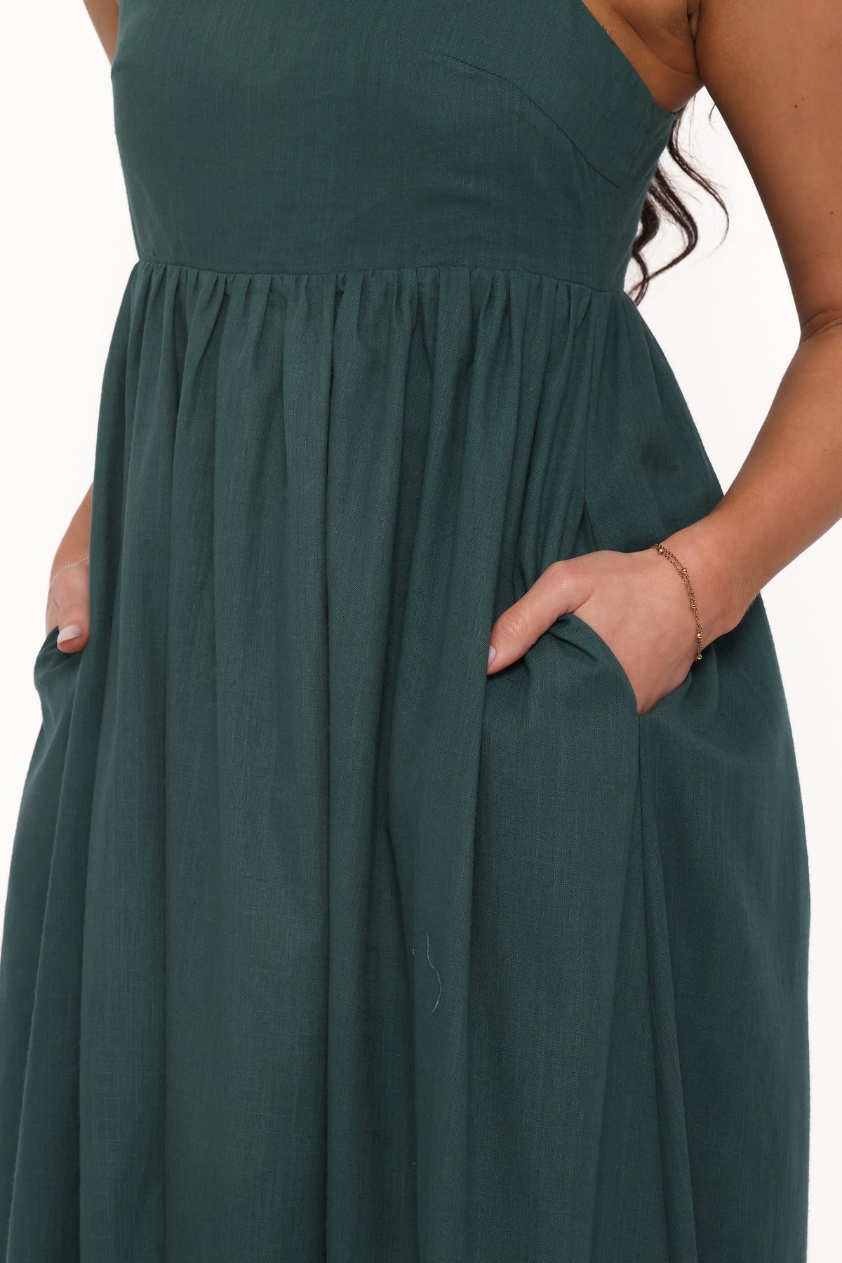 Odessa Maxi Dress in Forest Green – view 6 of 7
