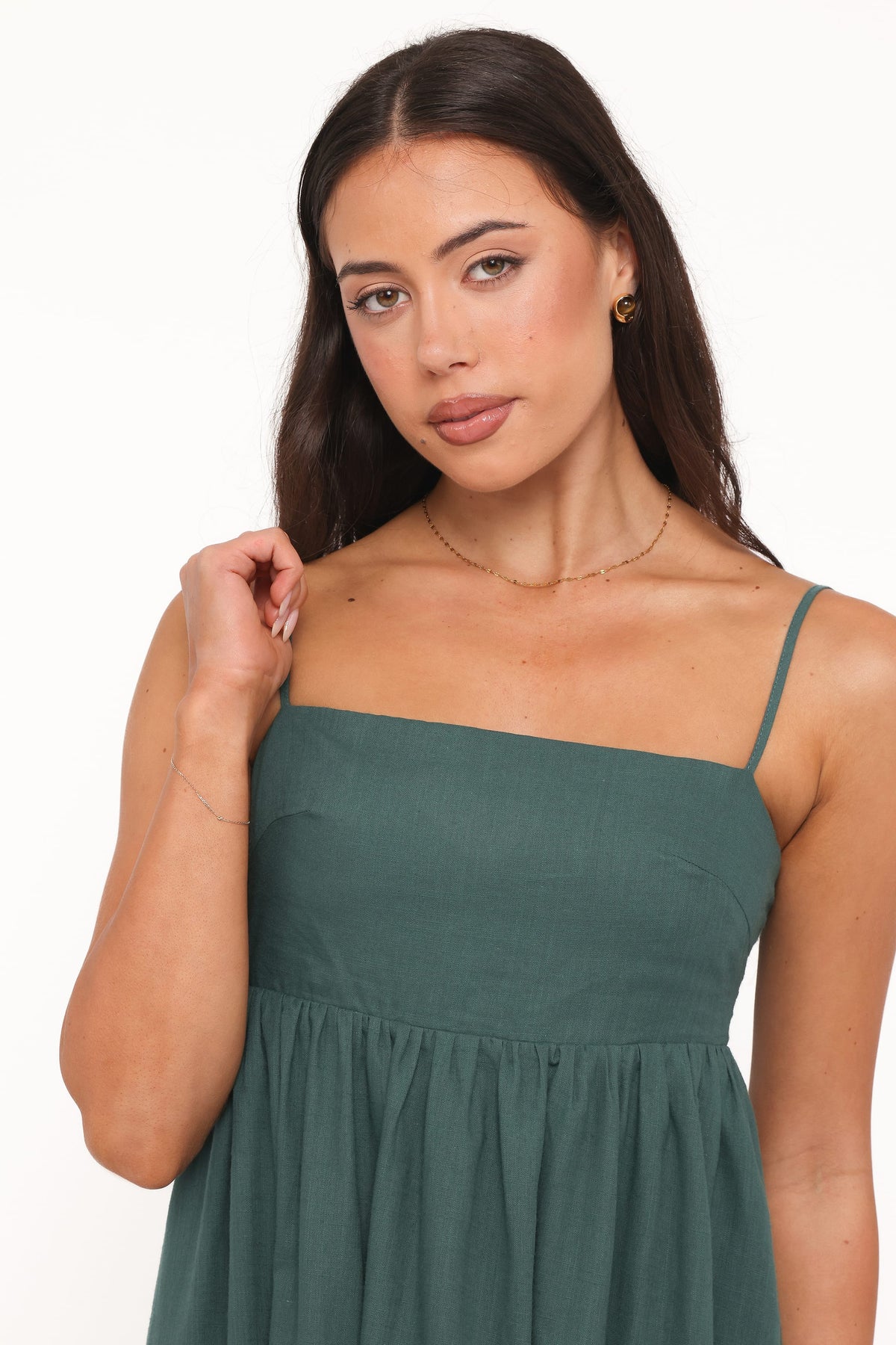 Odessa Maxi Dress in Forest Green – view 5 of 7