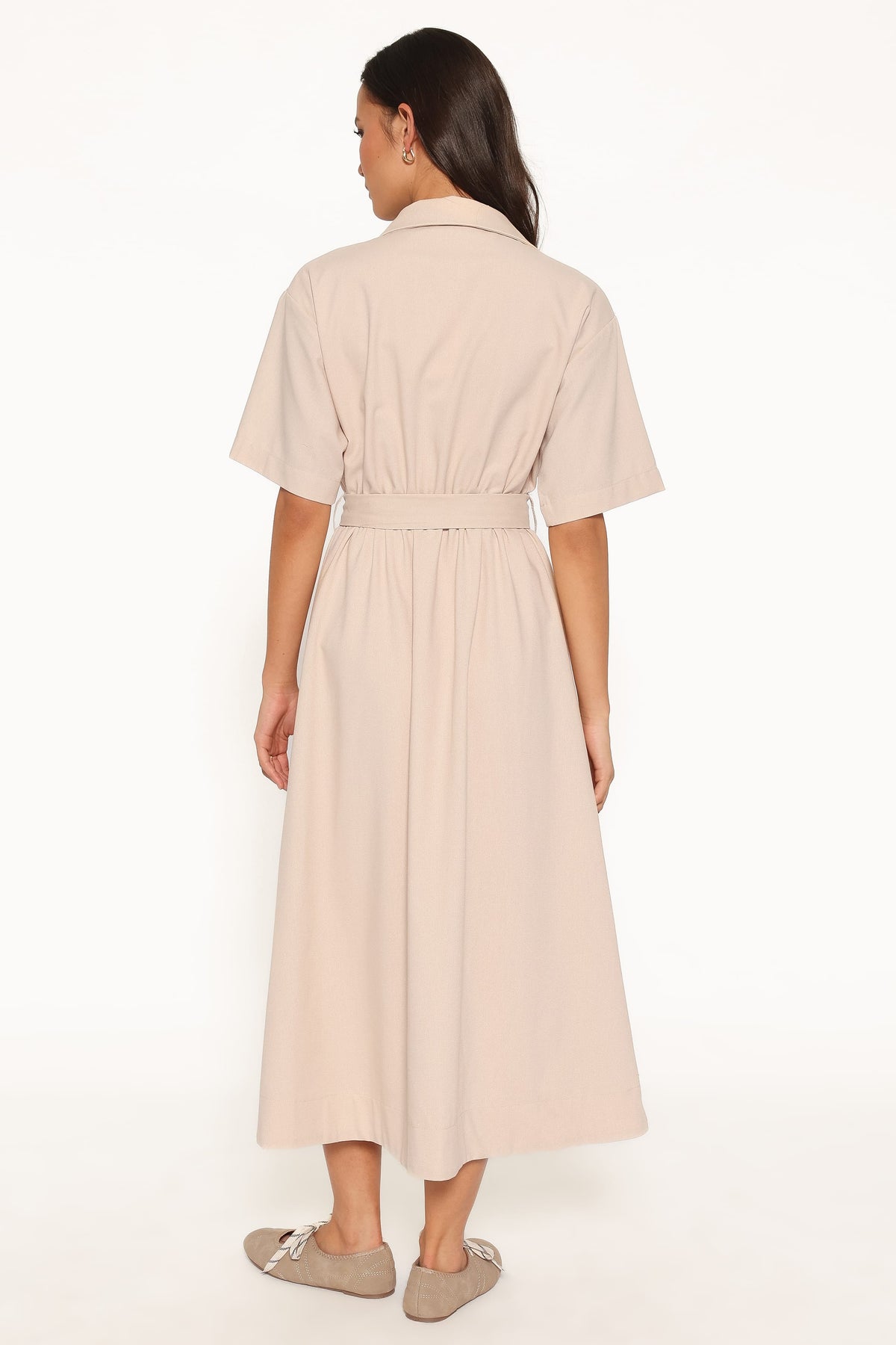 Shayna Maxi Dress in Beige – view 4 of 7