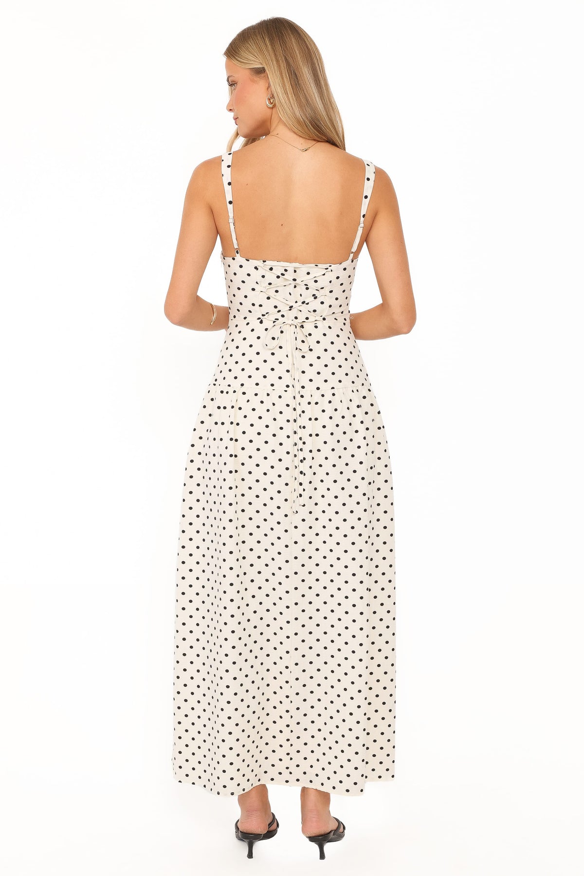 Sophina Midi Dress in Black Polka Dot – view 5 of 8