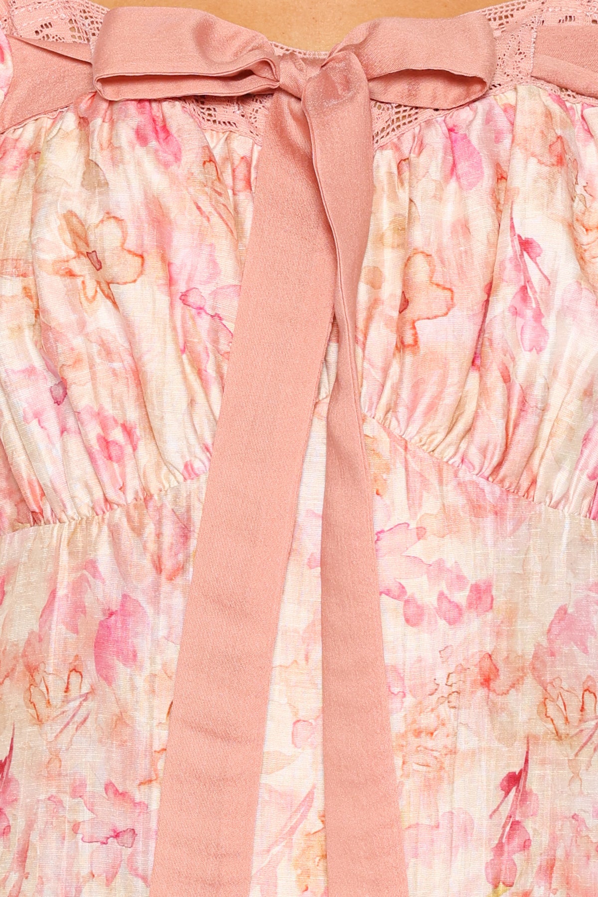 Therese Midi Dress in Pink Floral – view 5 of 5
