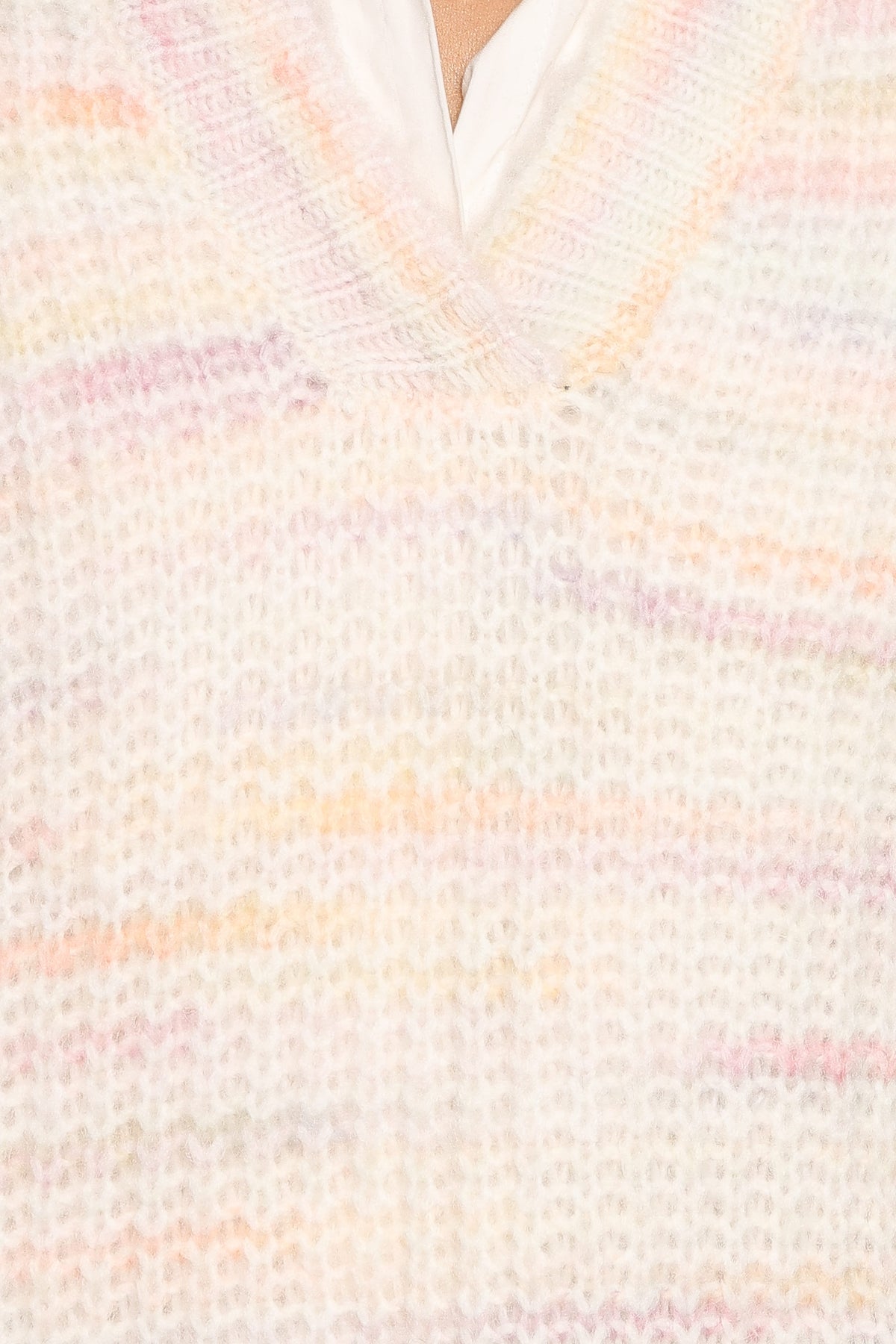 Alyx Spacedye Polo Sweater in Pink Multi – view 7 of 7