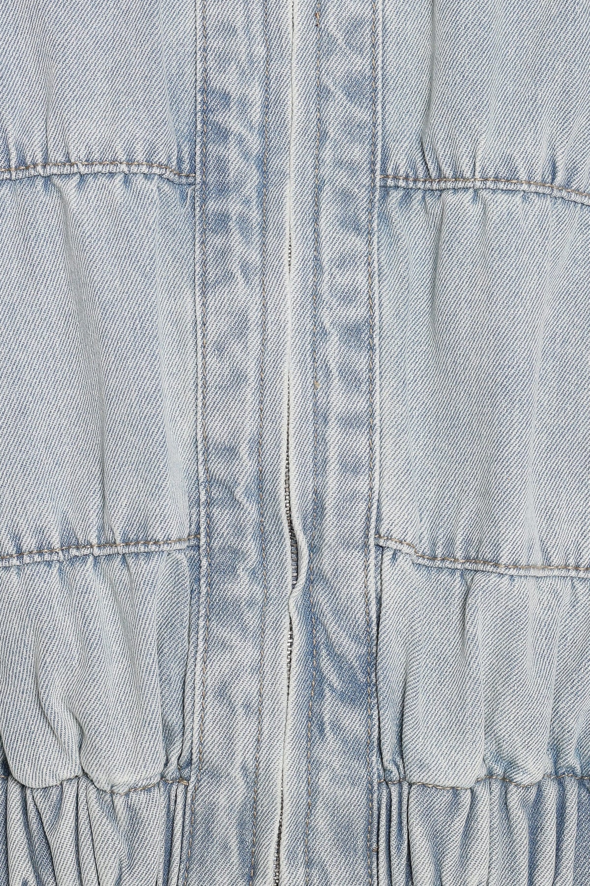 Gretal Denim Bomber Jacket in Light Blue Wash – view 4 of 4