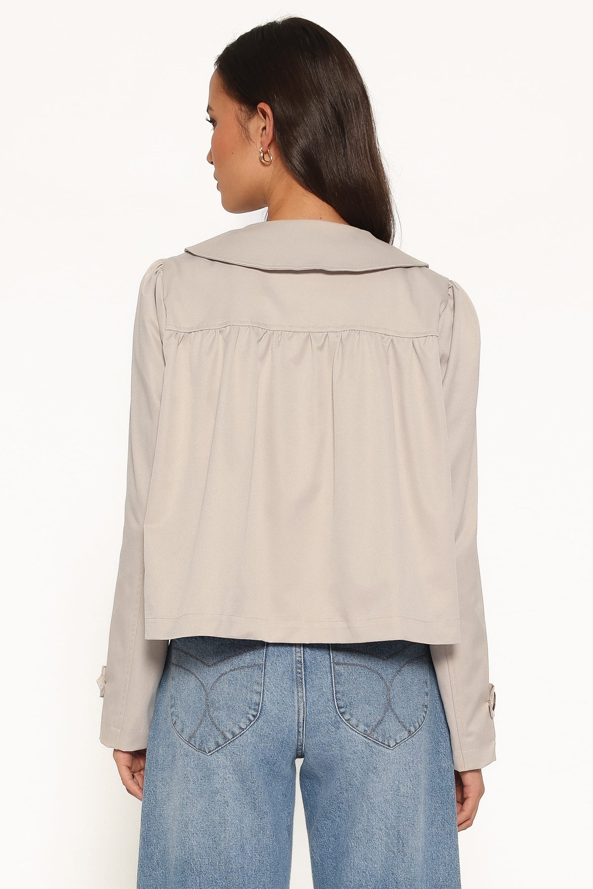 Tallara Trench Jacket in Beige – view 4 of 7