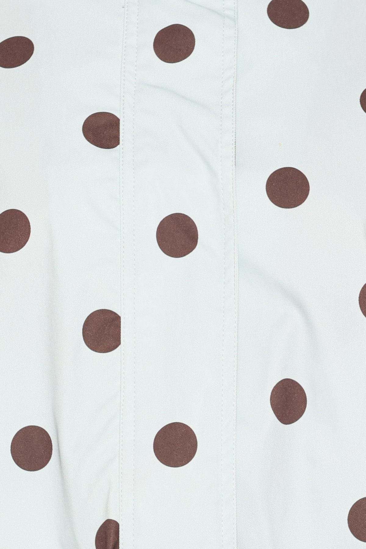 Zoella Funnel Neck Jacket in Blue Polka Dot – view 7 of 7