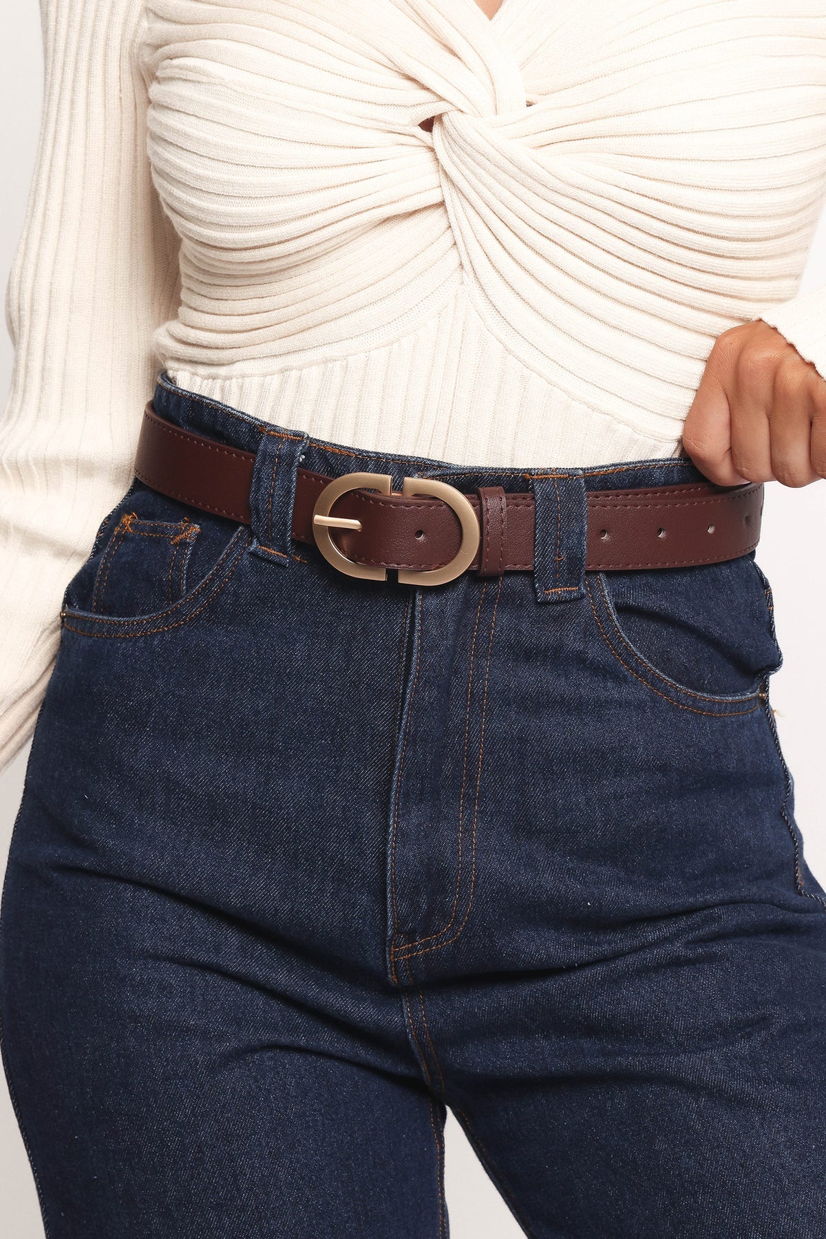 Abbott Belt in Dark Brown – view 1 of 4